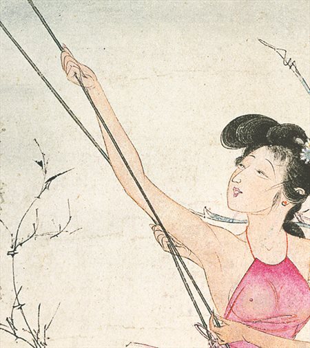 张家川-胡也佛的仕女画和最知名的金瓶梅秘戏图